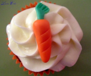 Carrot cake cupcake